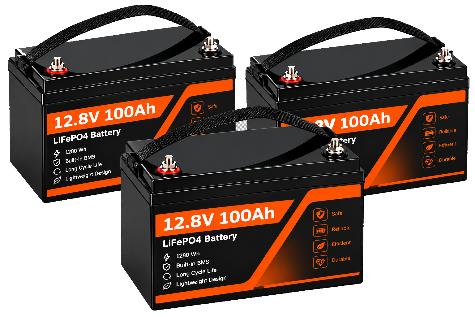Lithium-accu (3x) van de RoadPower Titan