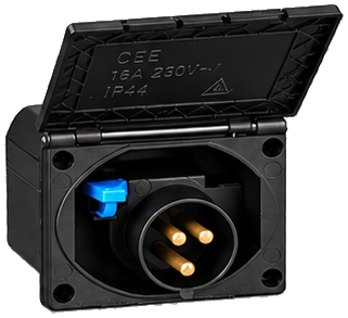 CEE-laadcontact (inbouwstopcontact) van de RoadPower Set