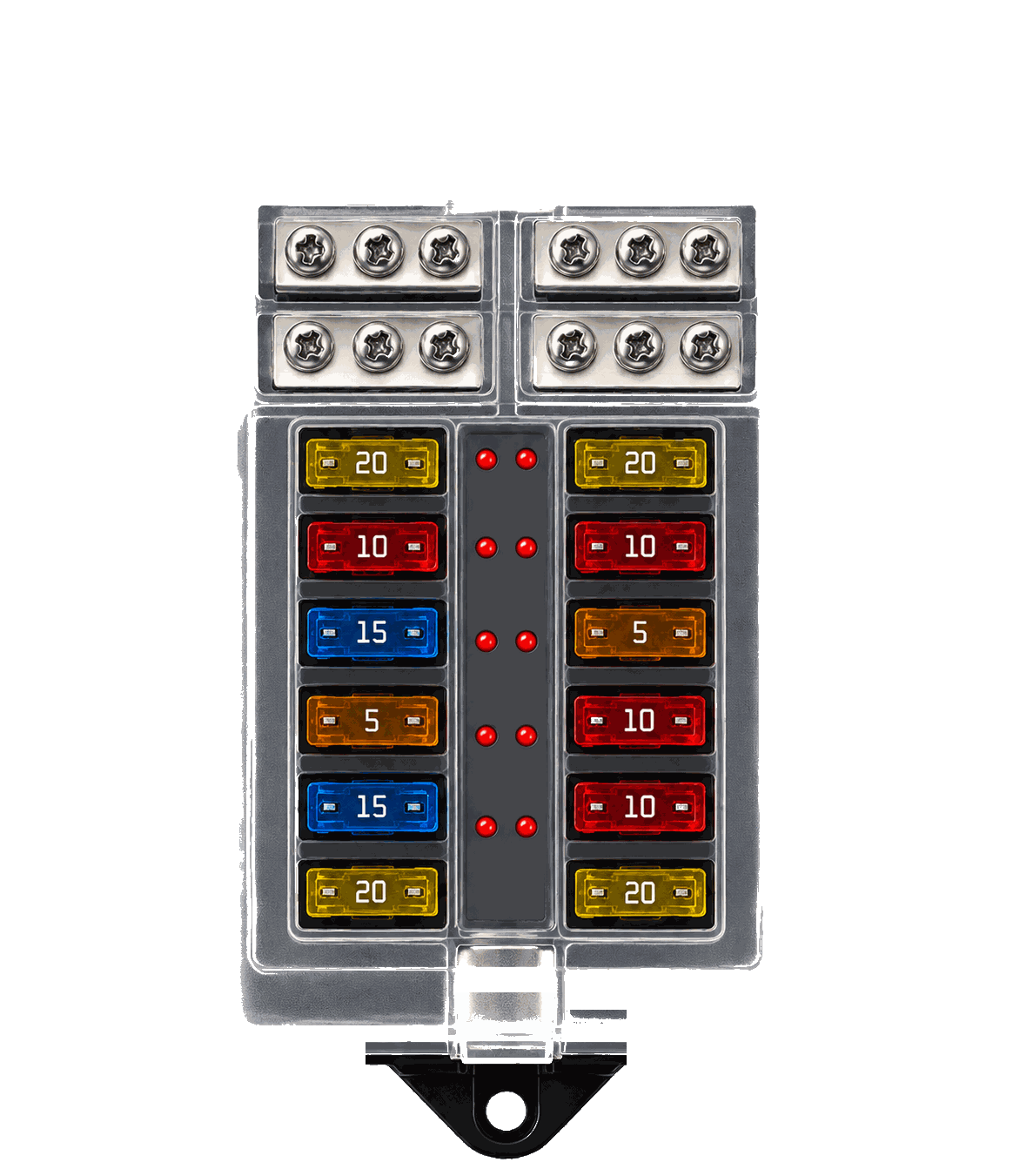 Zekeringkast van de RoadPower Set
